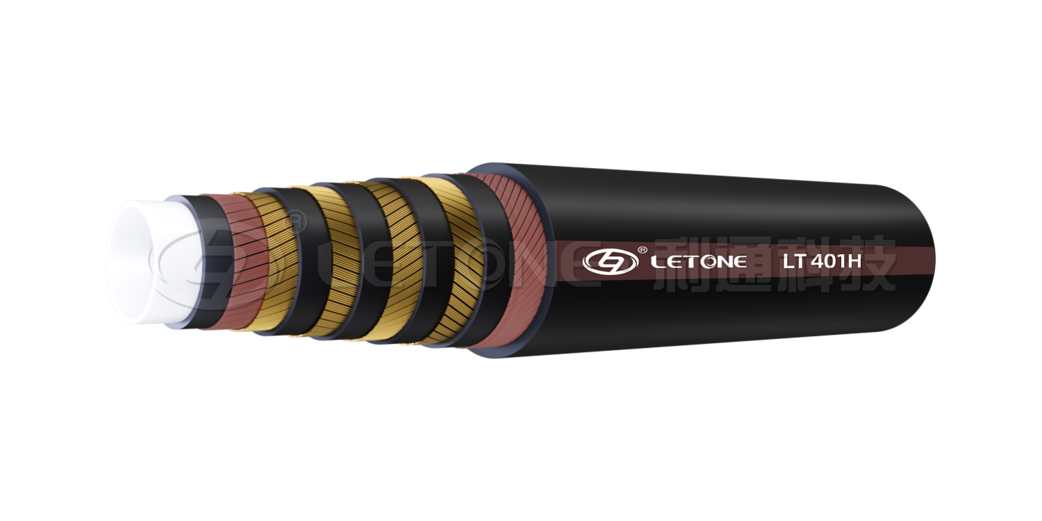hydraulic hose with super wear-resistant belt and steel wire