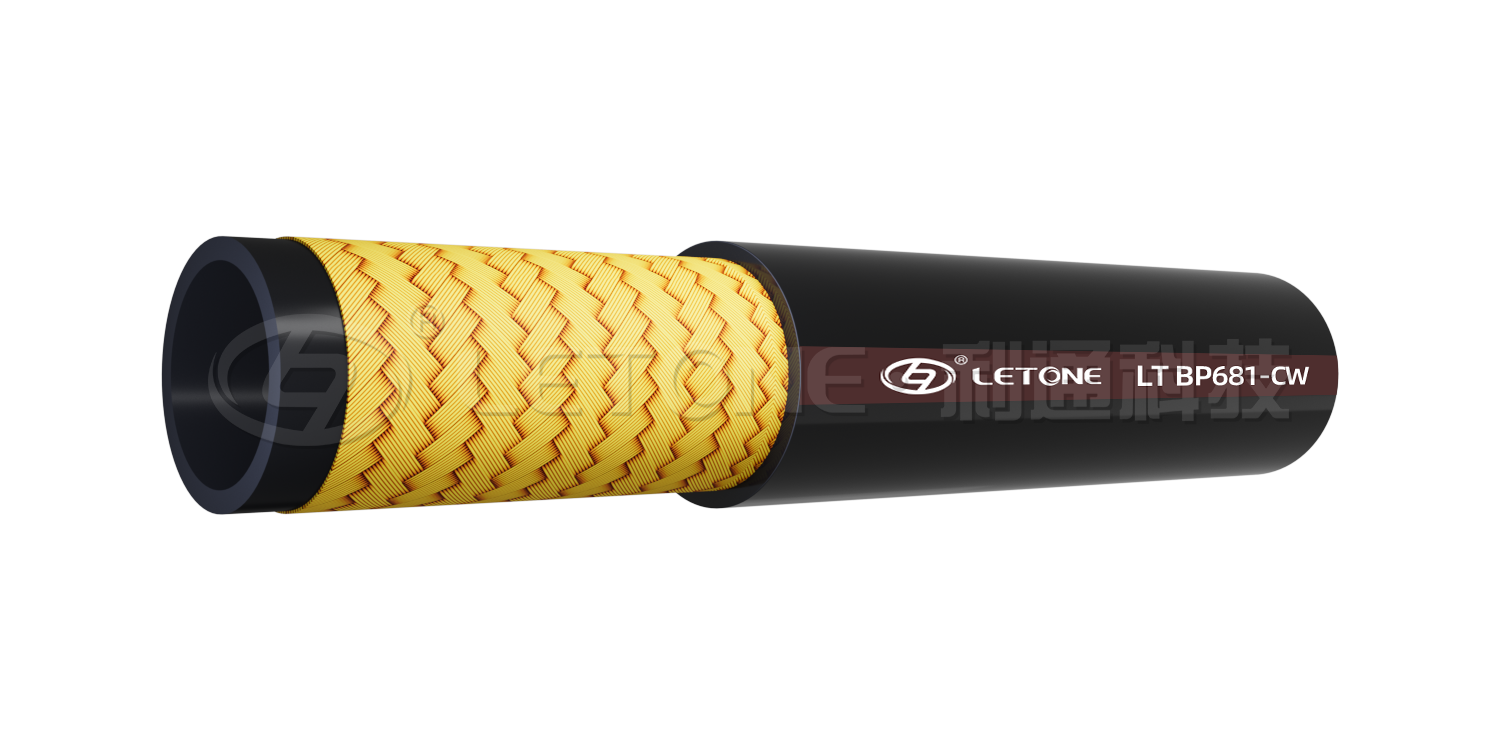 Ultra high pressure hydraulic hose 70MPa pressure bearing EPDM rubber material