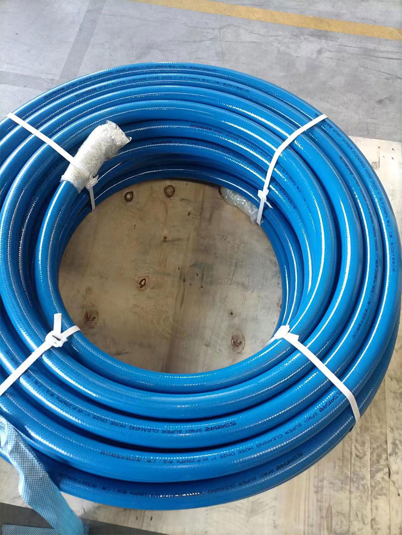 180 ℃ steam hose with 2-layer steel wire reinforcement