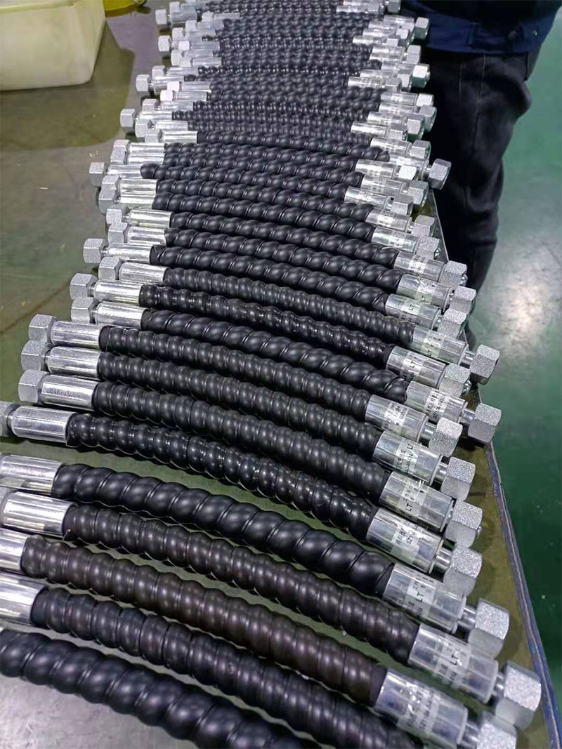 DN25 four layer steel wire reinforced hydraulic hose