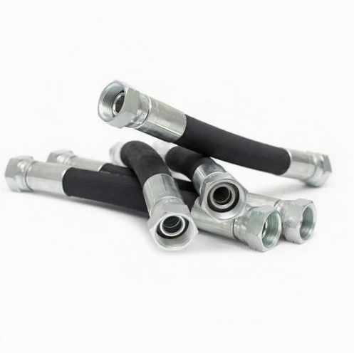 Excavator oil pipe ultra flexible bending hydraulic rubber pipe
