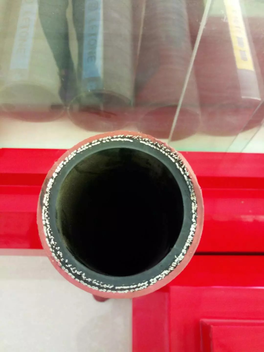 large-diameter high-pressure cloth patterned hose clamp tube