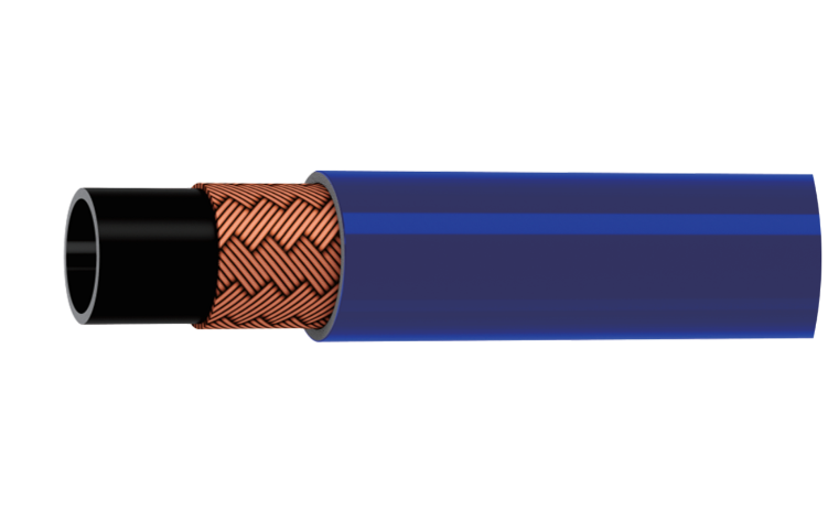 Fluororubber liquid cooled hose