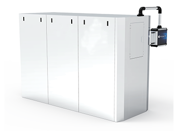 Elevated horizontal HPP large-scale production equipment