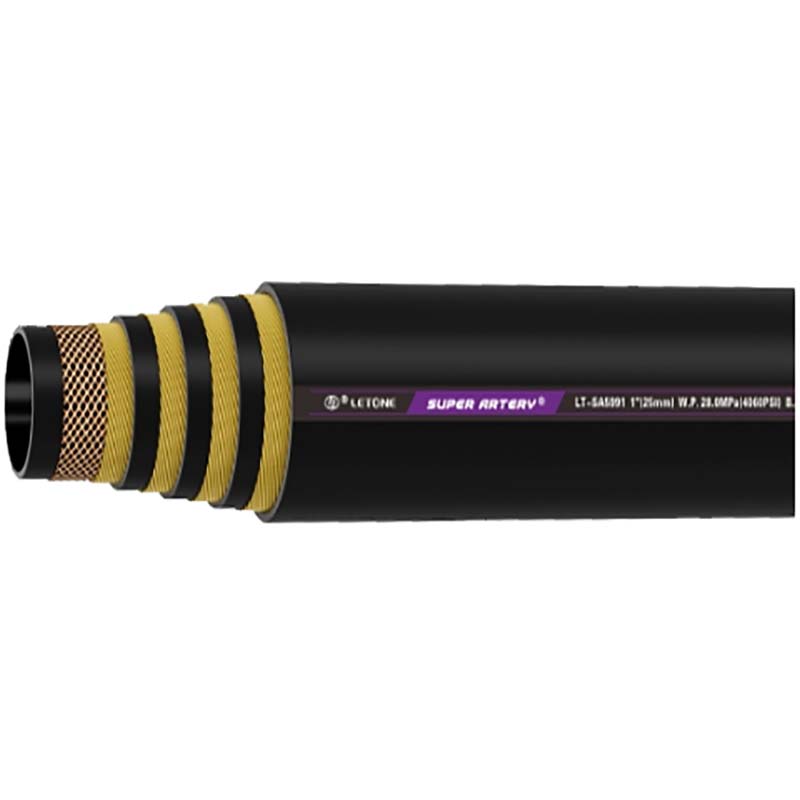 Single High Tensile Steel Wire Braided Air Hose NR&SBR Rubber